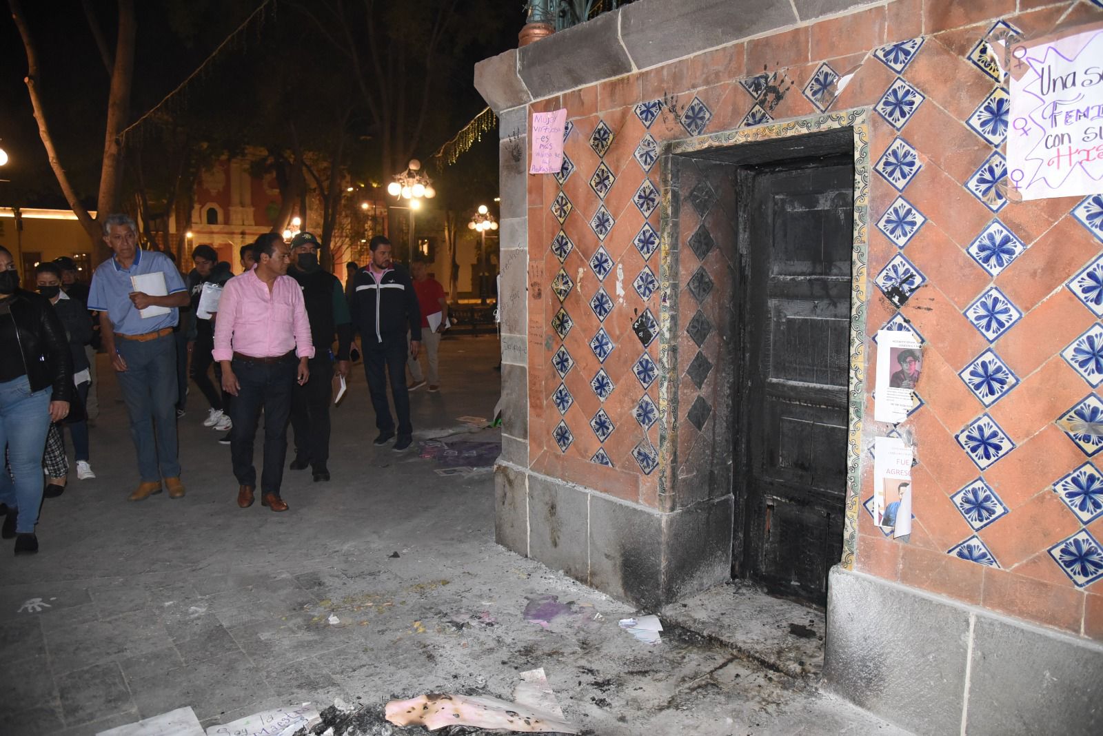 Continúa Ayuntamiento de Tlaxcala con labores de limpieza en primer cuadro de la Ciudad